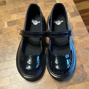 Dr. Martens Girls Maccy Mary Jane - Black Patent